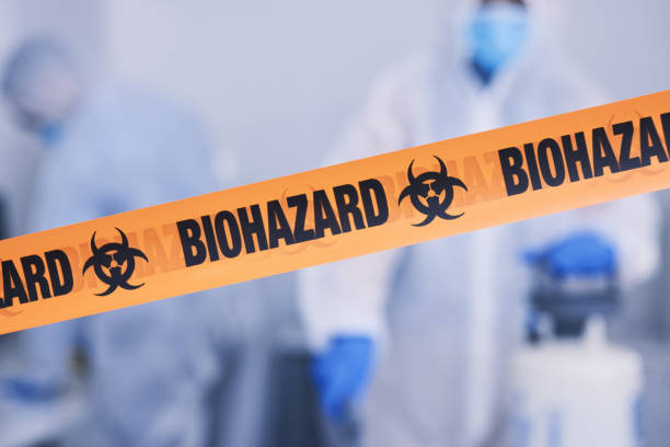Professional Blood Cleanup technician working in Liberty, TX